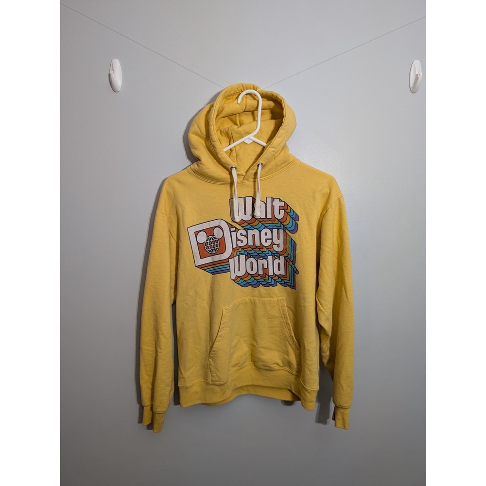 Z1 Vintage Walt Disney World Disneyland Retro Mens Hoodie - Size Sm small